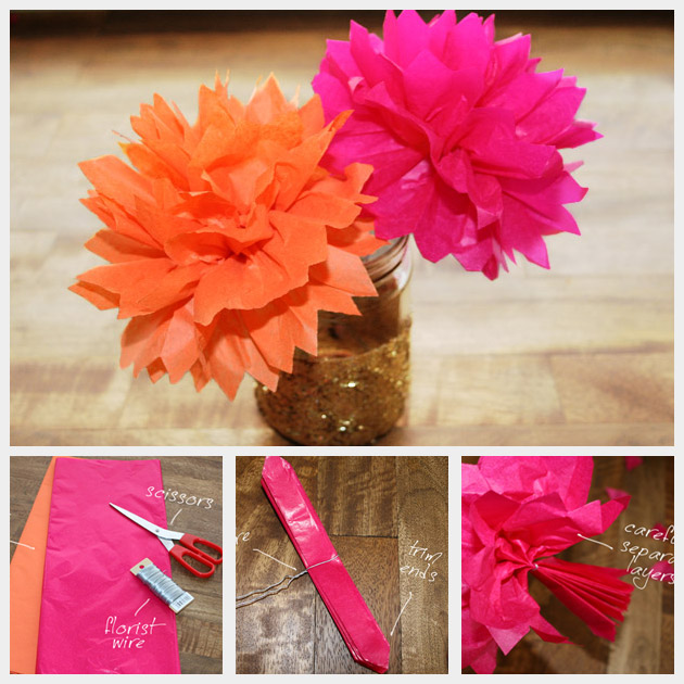 Paper Poofs DIY