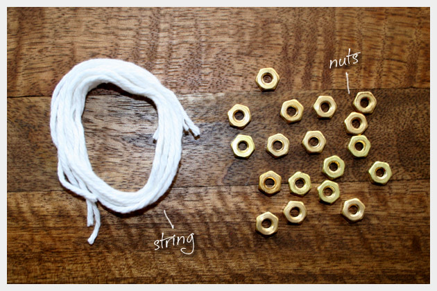 Braided Hex Nut Bracelet DIY