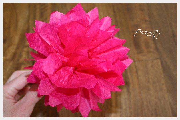 Paper Poofs DIY