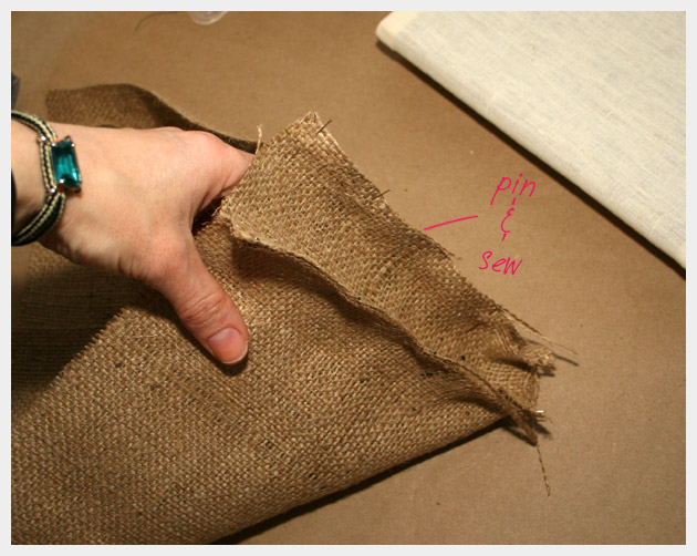 Coffee Sack Purse DIY