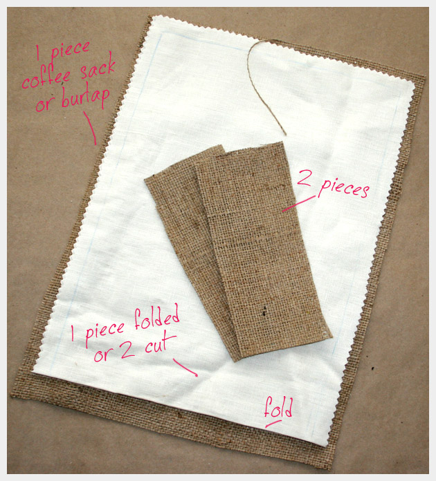 Coffee Sack Purse DIY