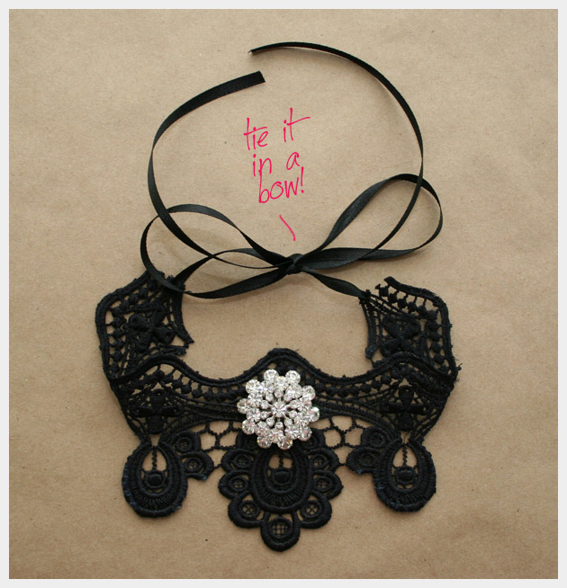 Lace Choker DIY