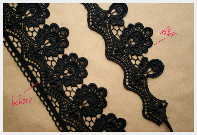 Lace Choker DIY