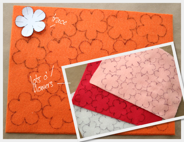 Floral Felt Clutch DIY