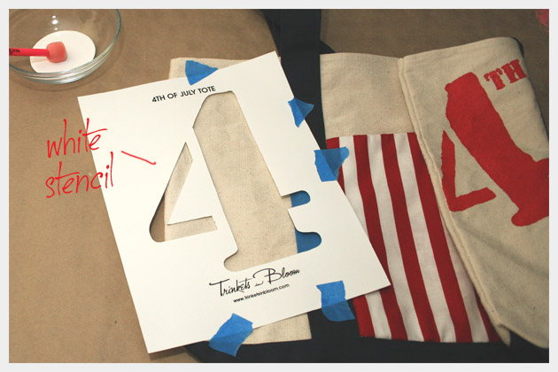 How to make a 4th of July Tote Bag