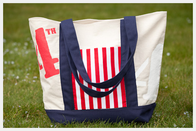 DIY 4th of July Tote Bag