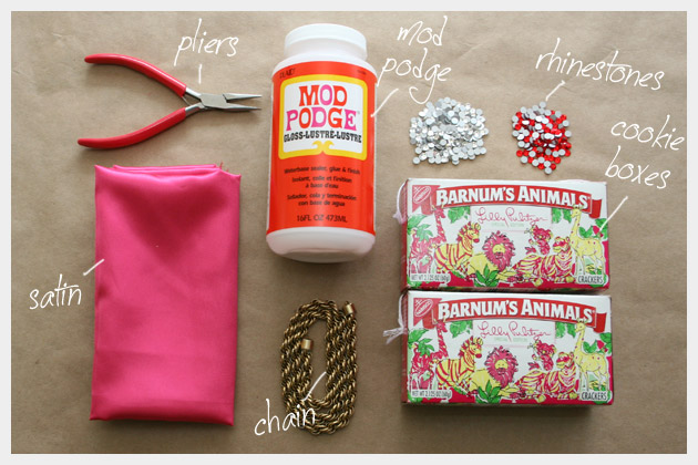 Supplies To Make Your Lilly Pulitzer Minaudiere