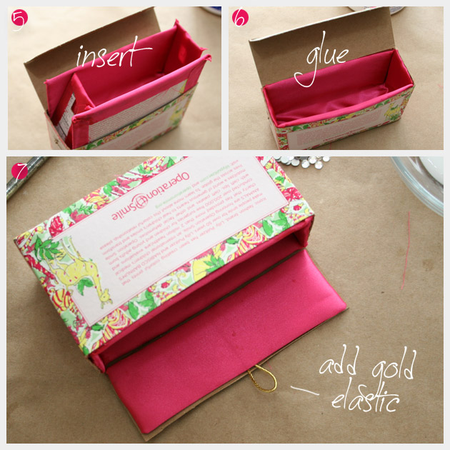 Photo Tutorial For Lilly Pulitzer DIY Cookie Box Minaudiere