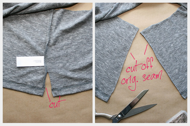 DIY Tutorial for T Shirt Dress