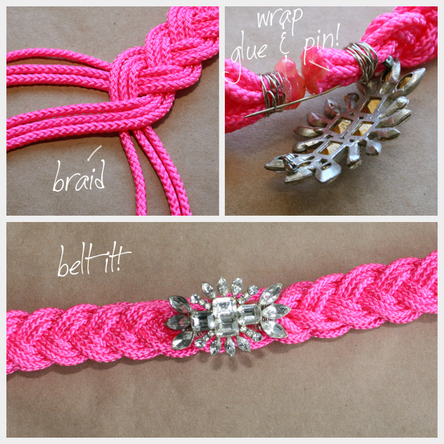 How to Make a Neon Rhinestone Belt