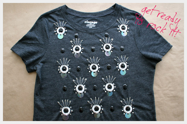 Embellished T Shirt DIY Project