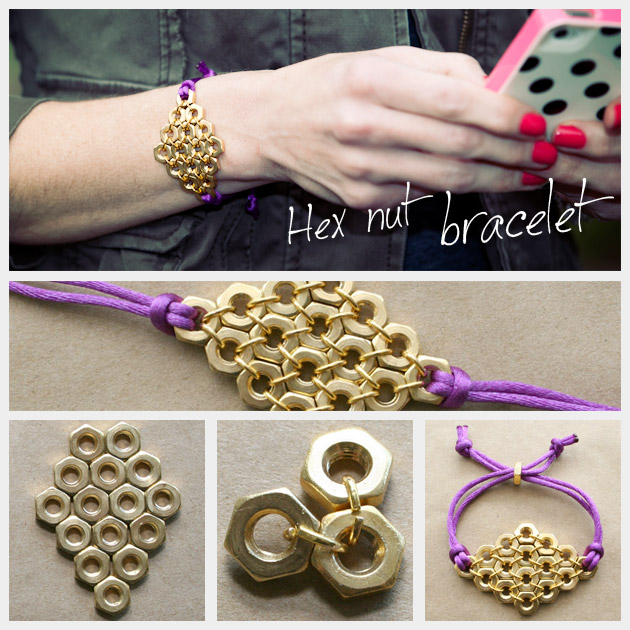Hex Nut Bracelet Diy