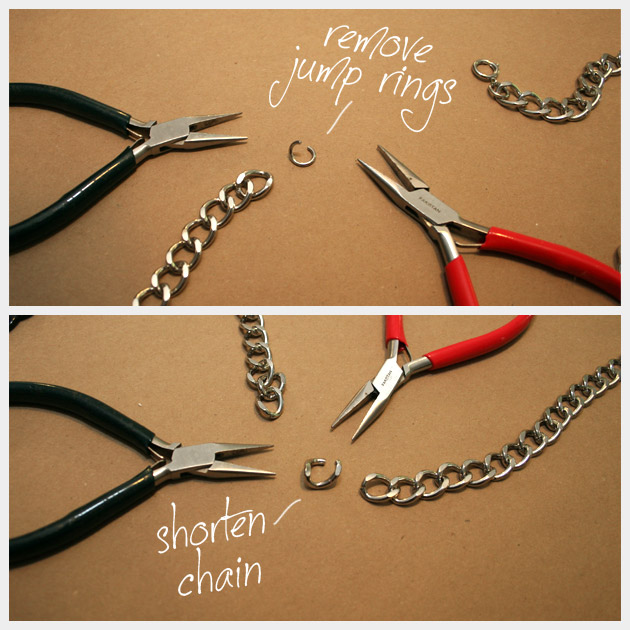 How to shorten a necklace. 