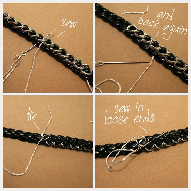 Chain Belt Necklace DIY Instructions