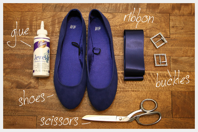 Puritan Ballerina Flats DIY Supplies