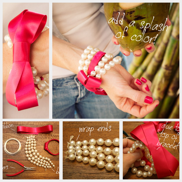 Beaded Bow Bracelet DIY Feature