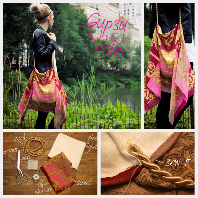 A Matter Of Style: DIY Fashion: DIY Lab: the scarf bag