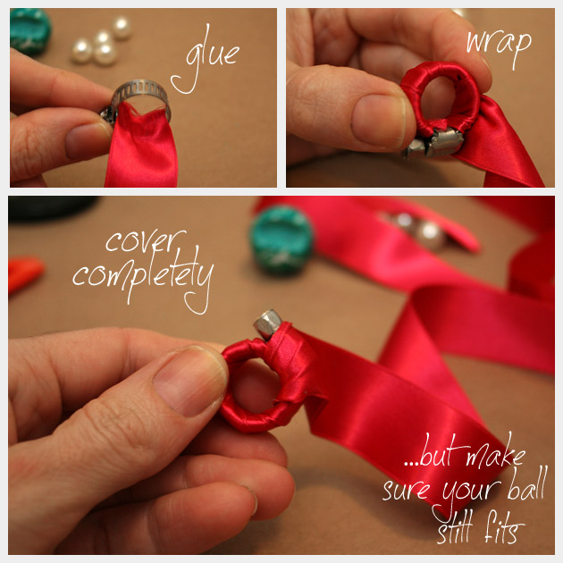 Cocktail Ring DIY With Ribbon