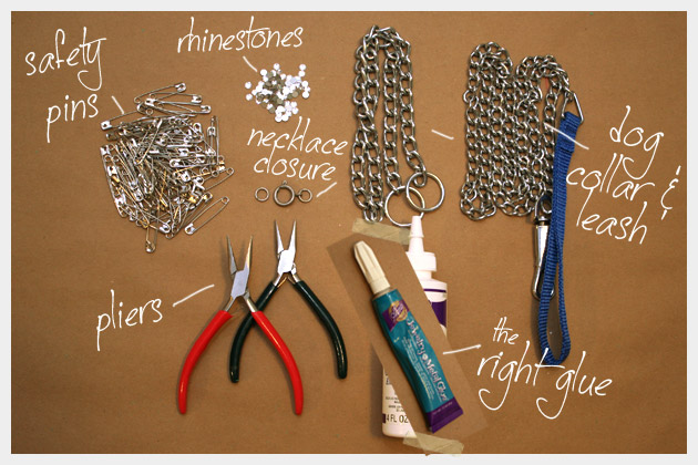 Triple Chain Statement Necklace DIY Supplies
