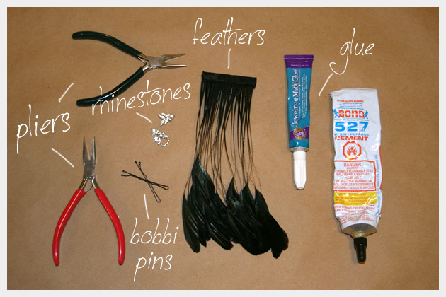 DIY Hair 'Feathers