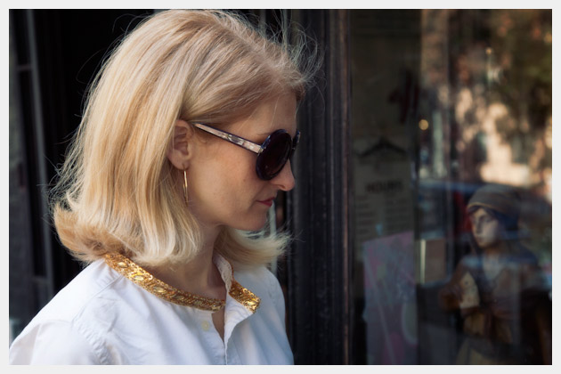 Embellished Shirt Collar Close Up