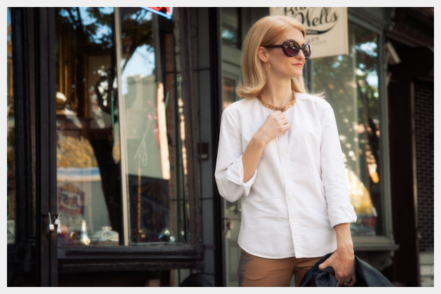 Embellished Shirt Collar Photo