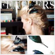 Feather Hair Pin DIY