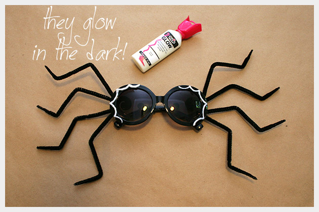 Halloween Sunglasses DIY Neon