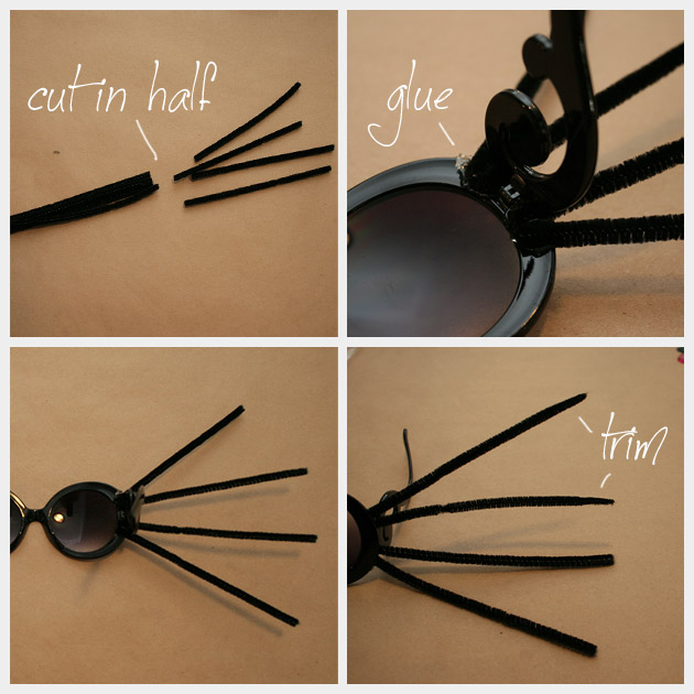 Halloween Sunglasses DIY Steps