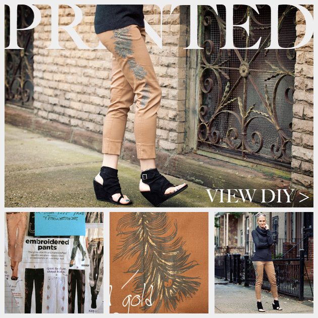 Printed Pants DIY Feature