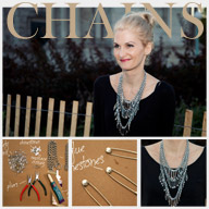 Triple Chain Statement Necklace DIY