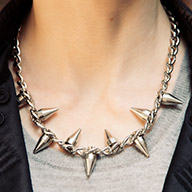 Spiked Chain Necklace DIY