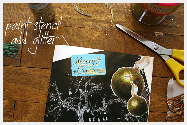 Holiday Cards DIY Stencil