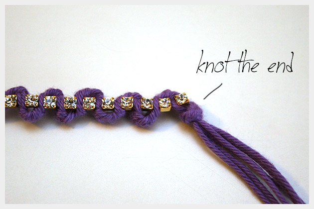 Braided Serpentine Bracelet DIY Finishing