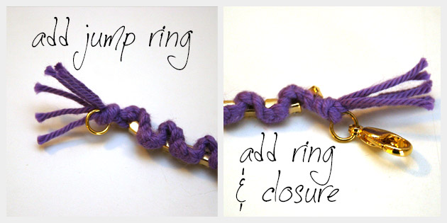 Braided Serpentine Bracelet DIY Closure