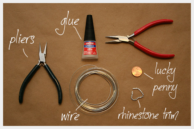 DIY Penny Ring Supplies