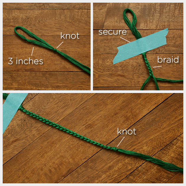 Emerald Bracelet DIY Braiding