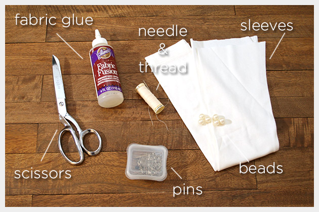 Long Gloves DIY Supplies