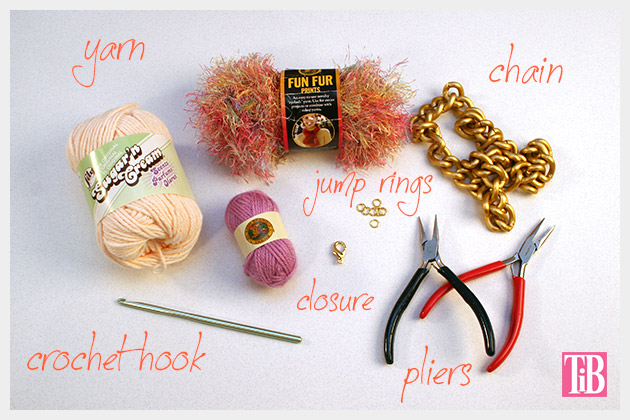 DIY Crochet Necklace Supplies