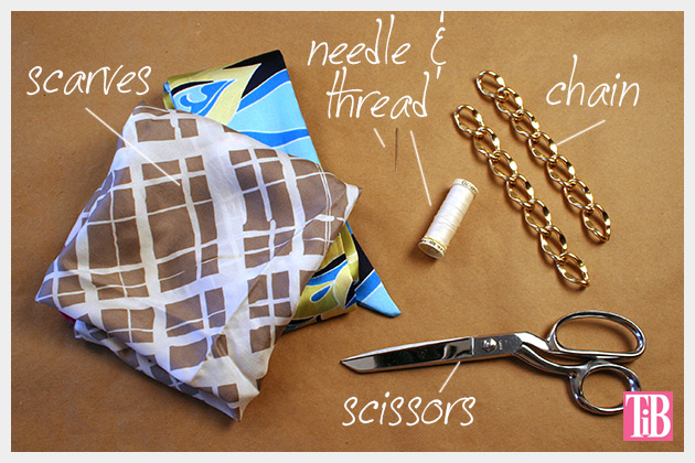 Scarf Chain Wrap Bracelet DIY Supplies