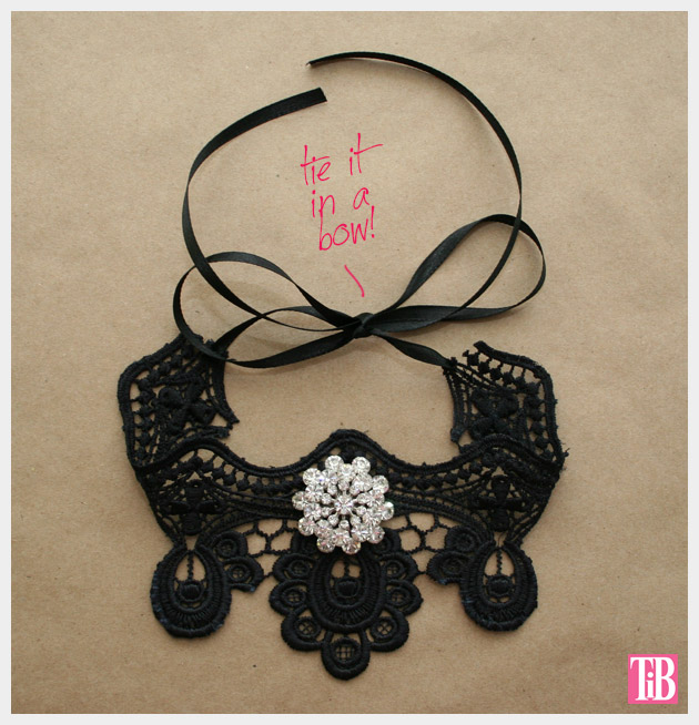 Lace Choker DIY