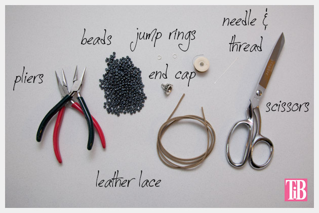 DIY Tassel Necklace Supplies