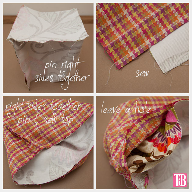 DIY Trinket Bag Pinning & Sewing