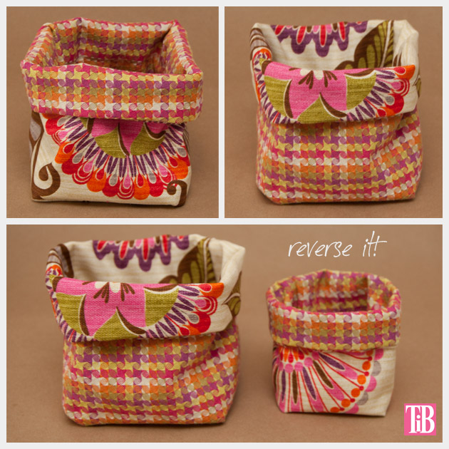 DIY Trinket Bag Reversible