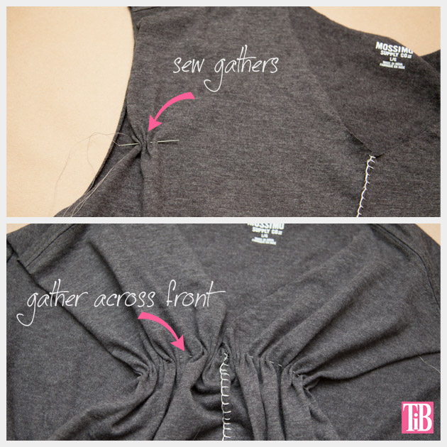 DIY Studded T Shirt Sewing 2