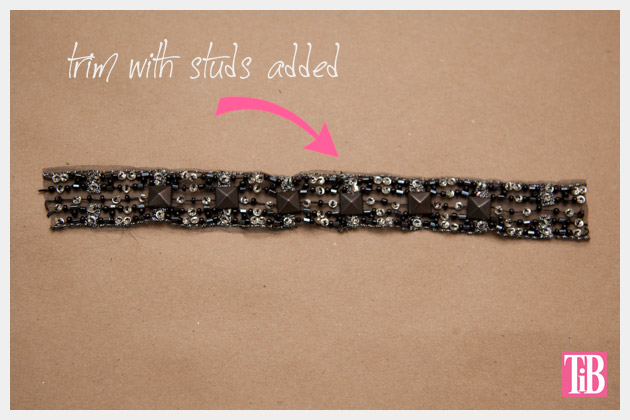 DIY Studded T Shirt Trim and Studs 2