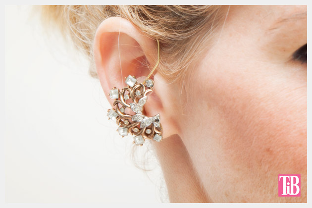 DIY Ear Cuff Close Up Vintage