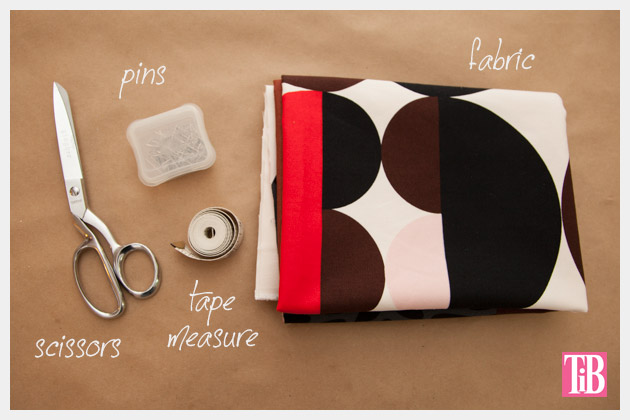 DIY Wrap Skirt Supplies