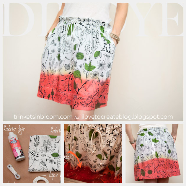 DIY Dip Dye Skirt Feature www.trinketsinbloom.com