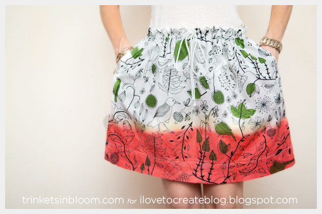 DIY Dip Dye Skirt Photo 2